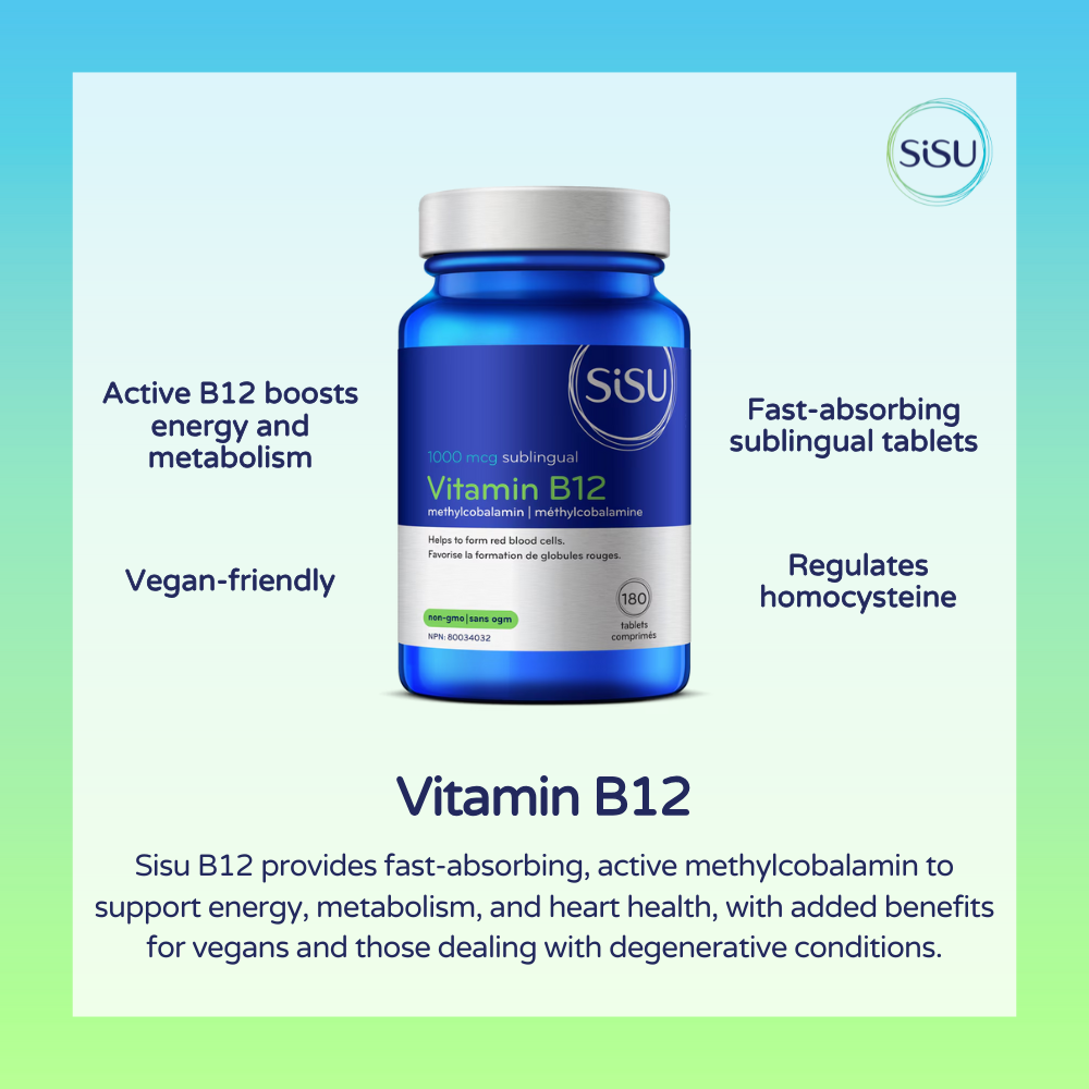 Vitamin B12 1000 mcg Methylcobalamin, 180 Tabs