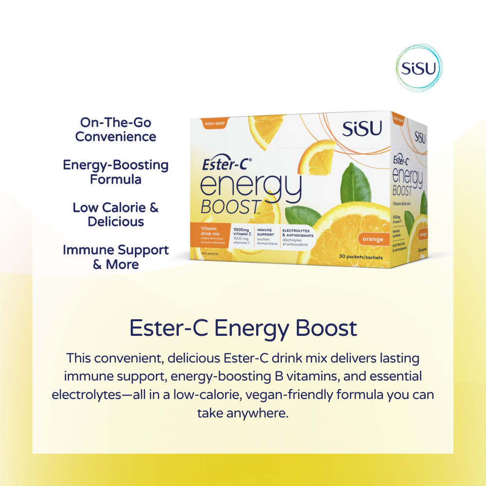 Ester-C Energy Boost Orange 30 Packets