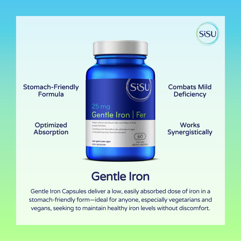 Gentle Iron 25 mg 60 Veggie Caps