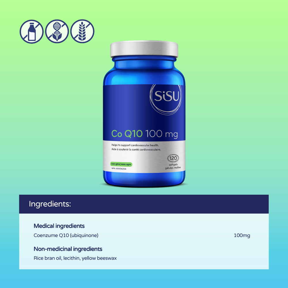 Co Q10 100 mg 120 Soft Gels