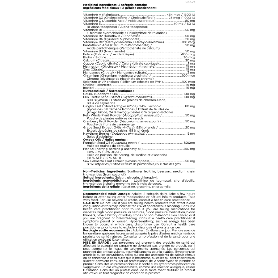 Super Easymulti 45+ for Men 120 Softgels