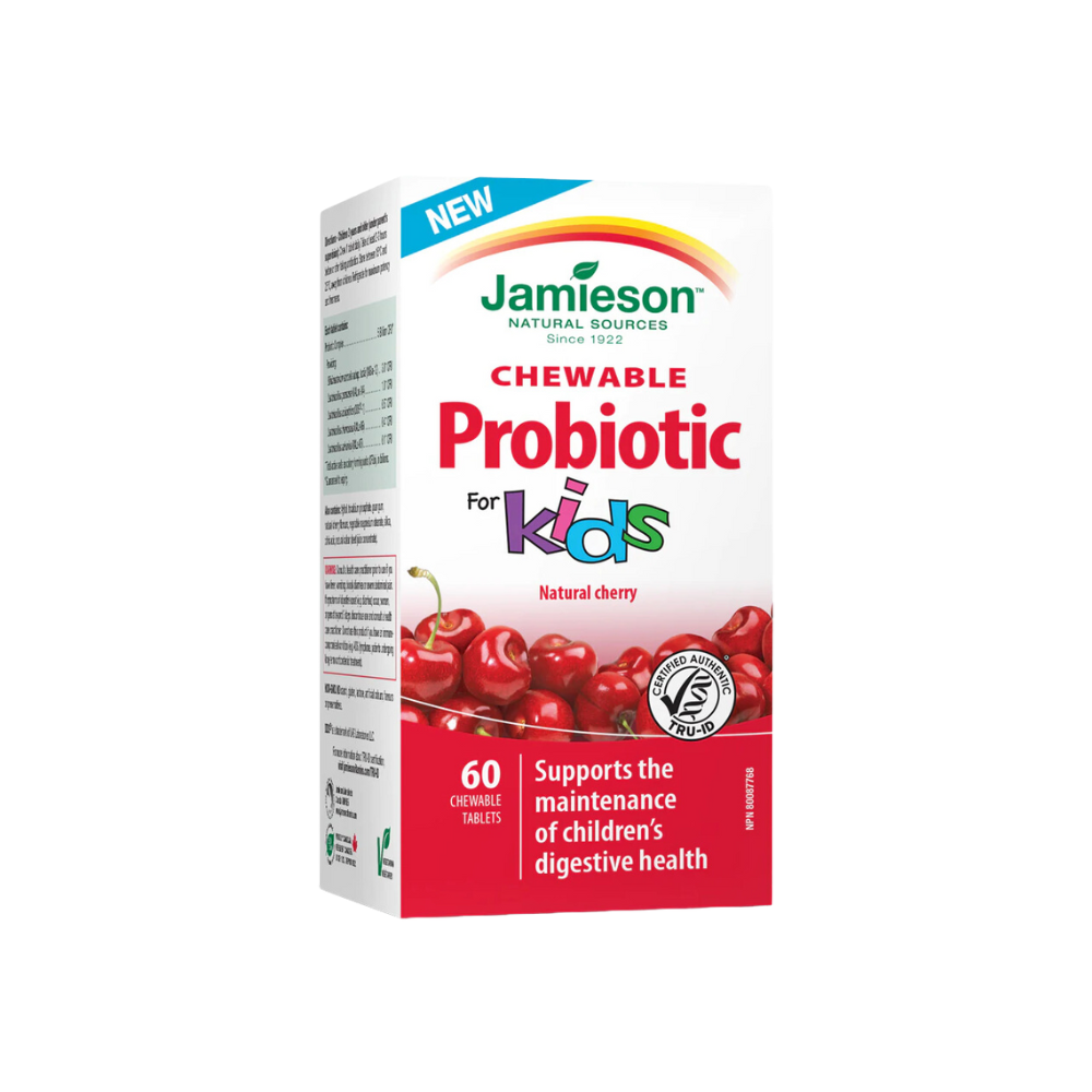 Kids Chewable Probiotic Natural Cherry 60 Chewable Tablets