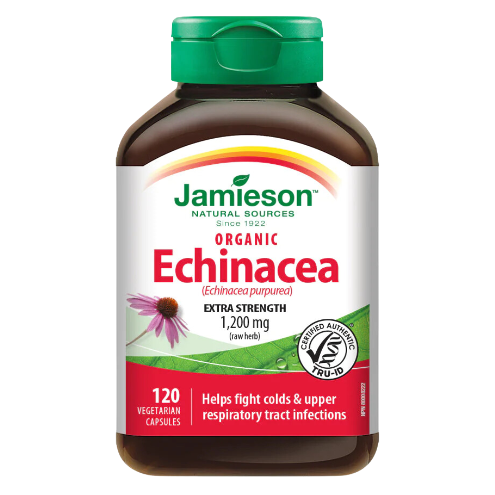 Organic Echinacea (Echinacea purpurea) 1,200 mg 120 Caps