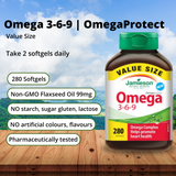 Omega 3-6-9 VALUE SIZE 280 Softgels