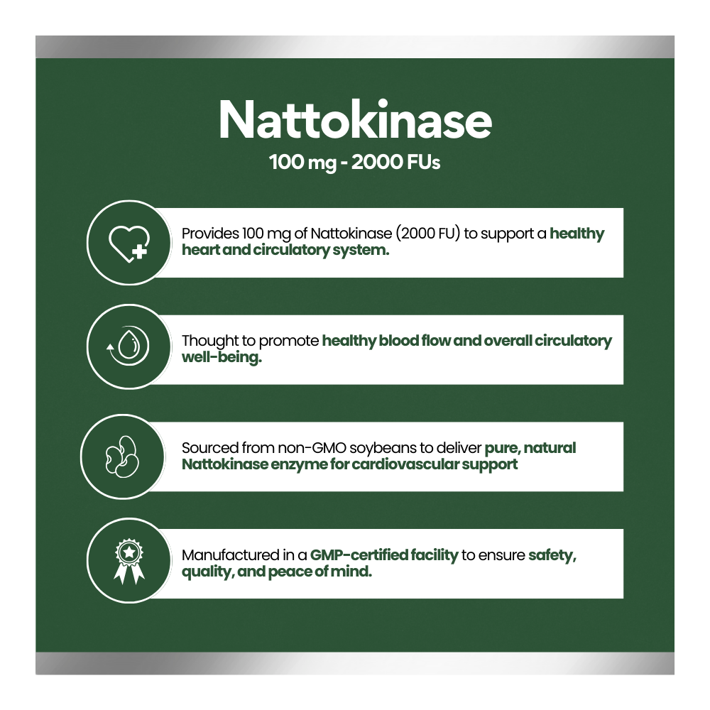 Platinum Nattokinase 100 mg-2000FUs 150 DR Veggie Caps