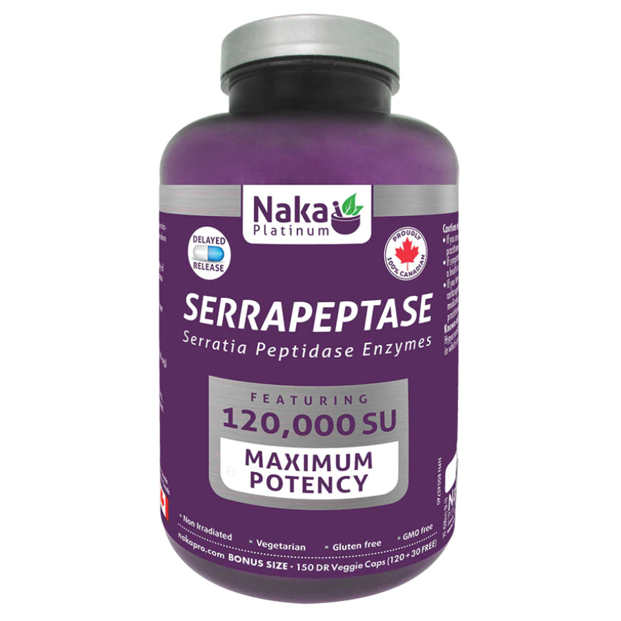Platinum Serrapeptase 120K SU 150 DR Vegi Capsules
