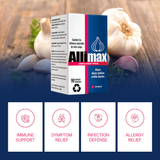 Allimax 180 mg 100% Stabilized Allicin 90 Veggie Caps