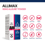 Allimax 180 mg 100% Stabilized Allicin 30 Veggie Caps