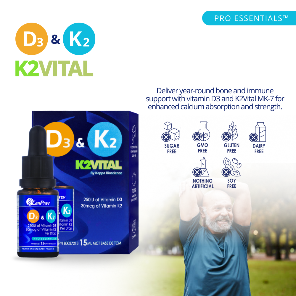 D3 & K2 Drops MCT base 15 mL