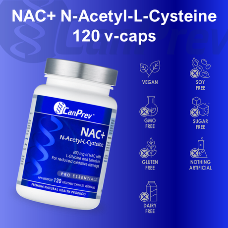 NAC+ N-Acetyl-L-Cysteine 120 Veggie Caps