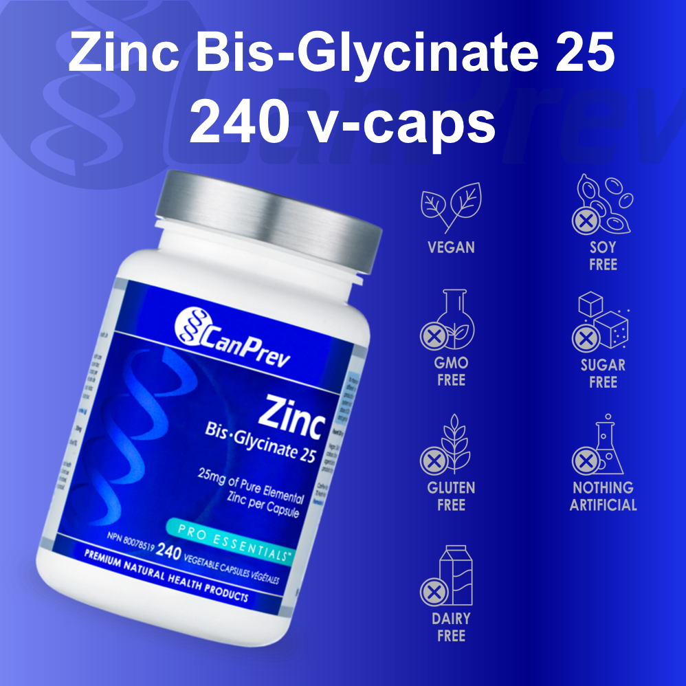 Zinc Bis-Glycinate 25 240 Veggi Caps