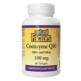 Coenzyme Q10 100% Natural 100 mg, 60 Softgels