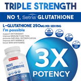 Setria Pure Glutathione 250 mg 75 Caps