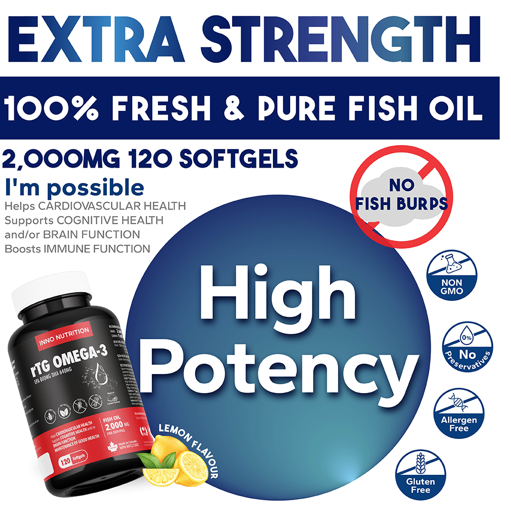 rTG Omega3 120 Softgels