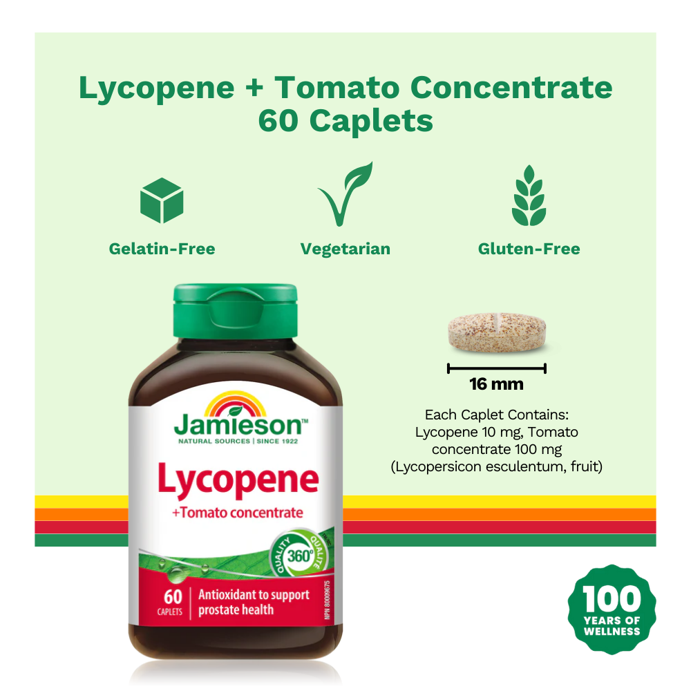 Lycopene + Tomato concentrate 60 Caplets