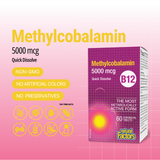 B12 Methylcobalamin 5000 mcg 60 Chewable Tablets