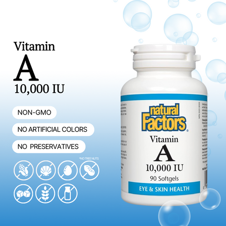 Vitamin A 10000 IU, 90 Softgels