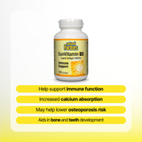 SunVitamin D3 Softgels 1000 IU 500 Softgels