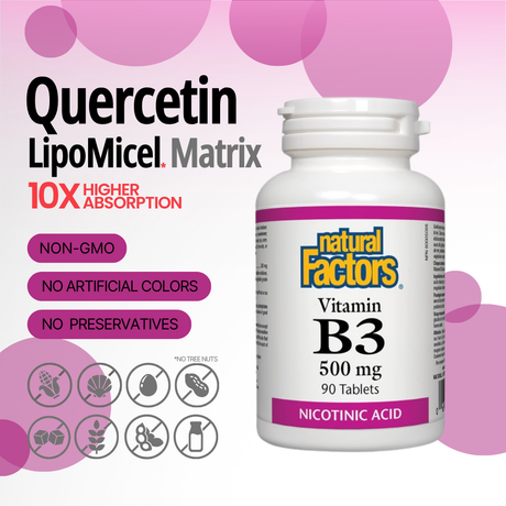 Vitamin B3 500 mg 90 Tablets