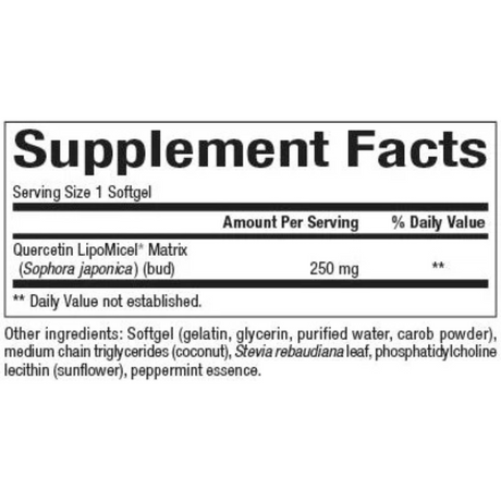 Quercetin LipoMicel Matrix, 60 Softgels