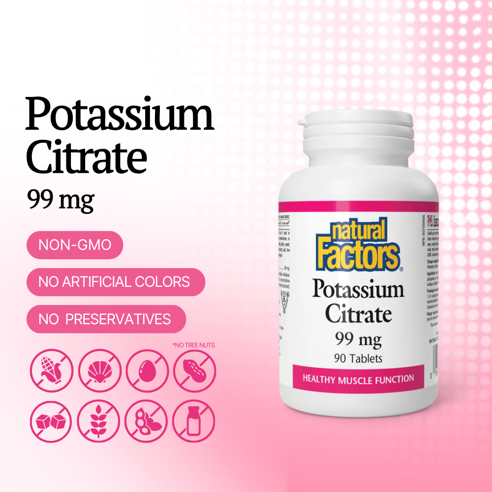 Potassium Citrate 99 mg 90 Tablets