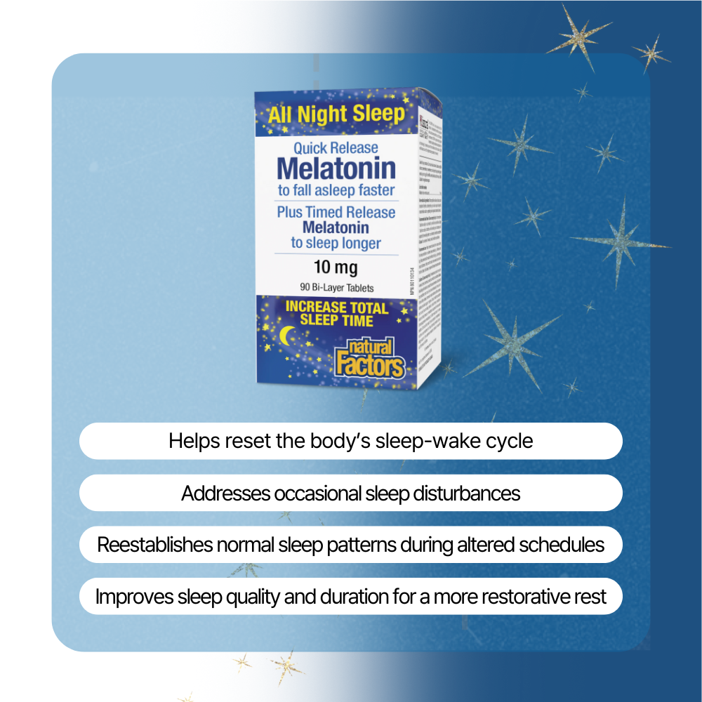 Melatonin Quick Release Plus Timed Release 10 mg 90 Bi-Layer Tablets