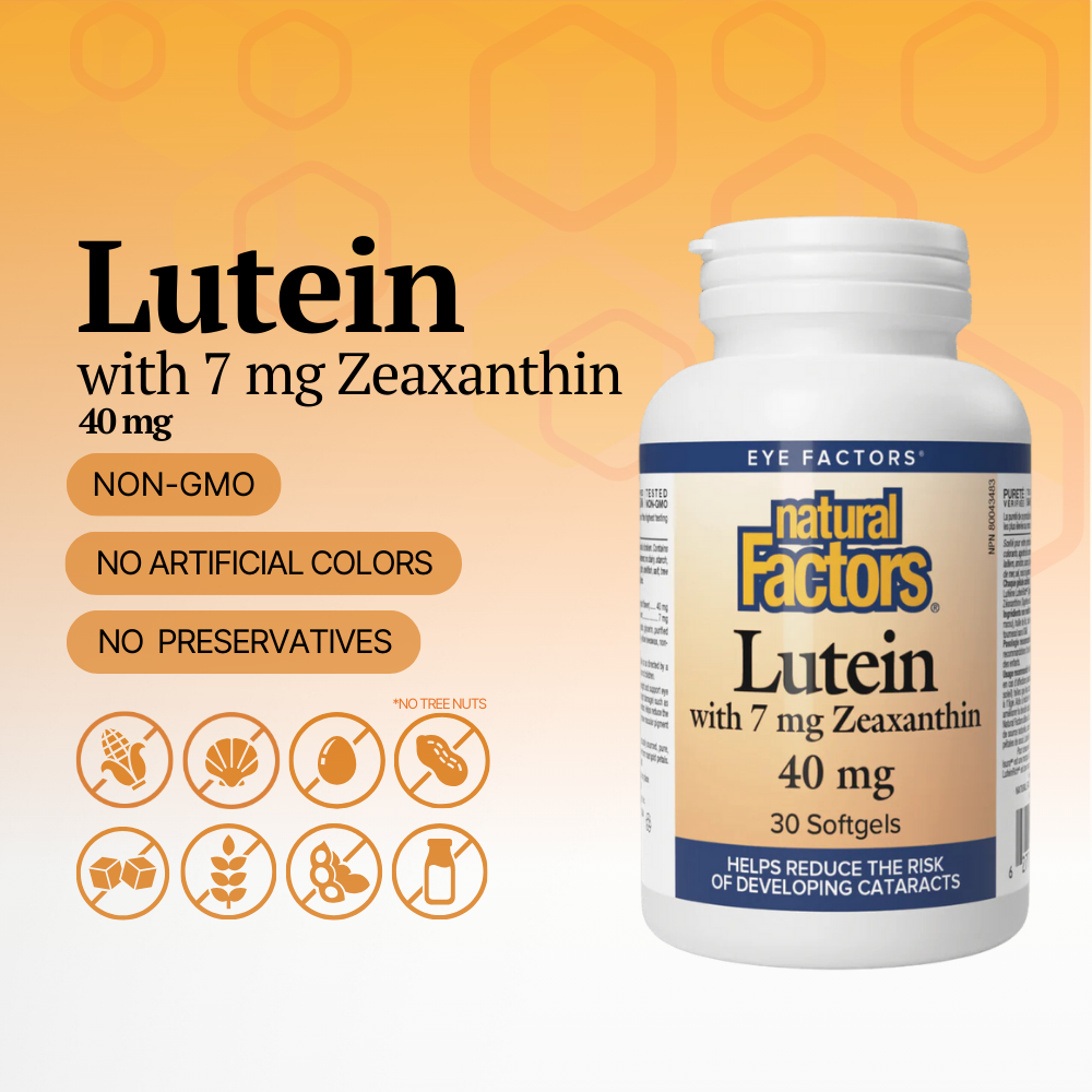 Lutein 40 mg, 30 Softgels