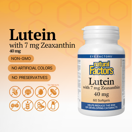 Lutein 40 mg, 60 Softgels