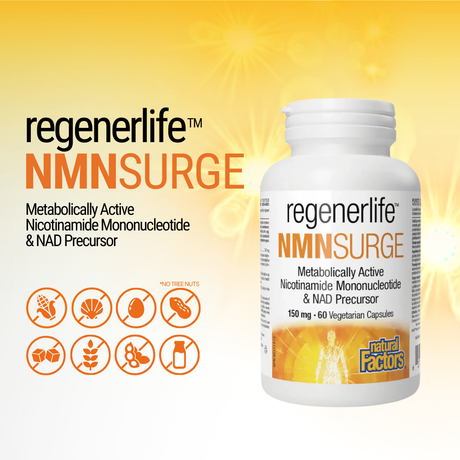 RegenerLife NMNSurge 150 mg 60 Veggie Caps