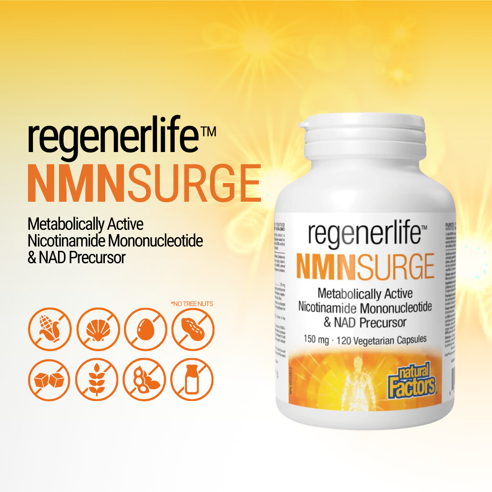 RegenerLife NMNSurge 150 mg 120 Veggie Caps