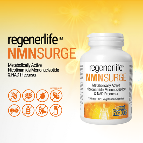 RegenerLife NMNSurge 150 mg 120 Veggie Caps