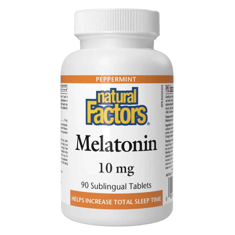 Melatonin 10 mg Peppermint, 90 Sublingual Tabs