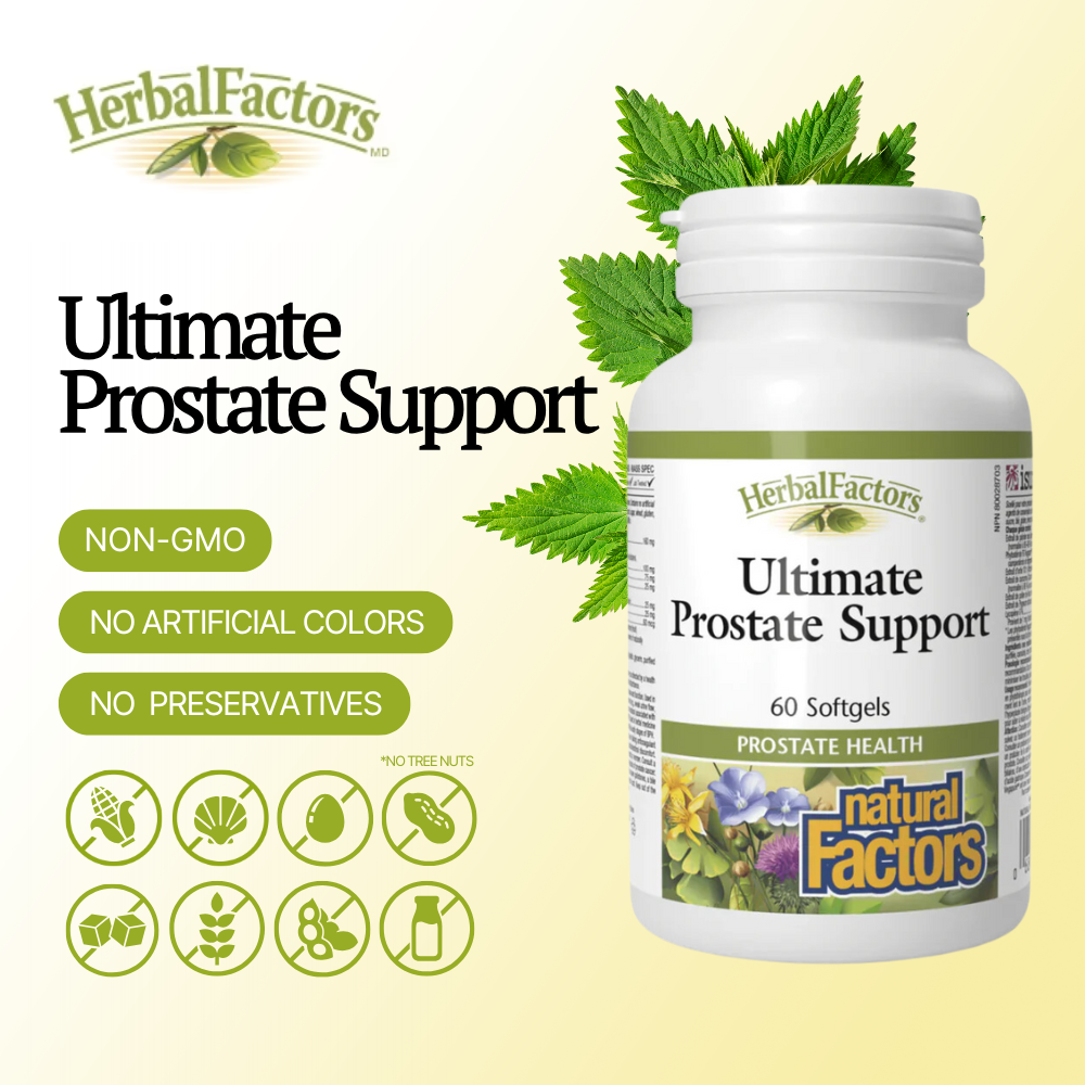 HerbalFactors Ultimate Prostate Support, 60 Softgels