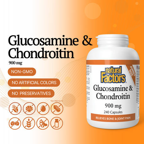 Glucosamine & Chondroitin 900 mg, 240 Caps