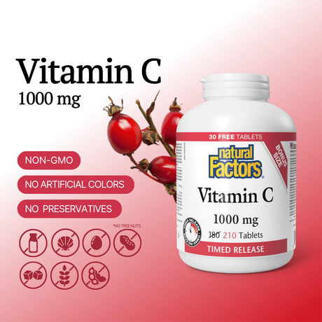 Vitamin C Time Release 1000 mg 210 Tabs