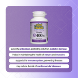 Clear Base Vitamin E 400 IU Natural Source, 180 Softgels