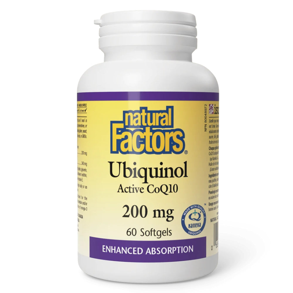 Ubiquinol Active CoQ10 200 mg 60 Softgels