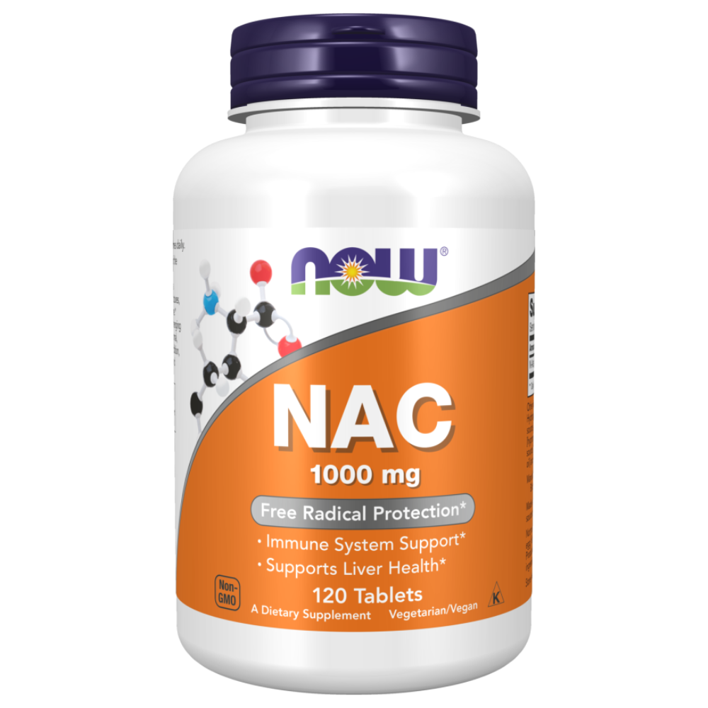 NAC (N-Acetyl Cysteine) 1000 mg, 120 Tablets