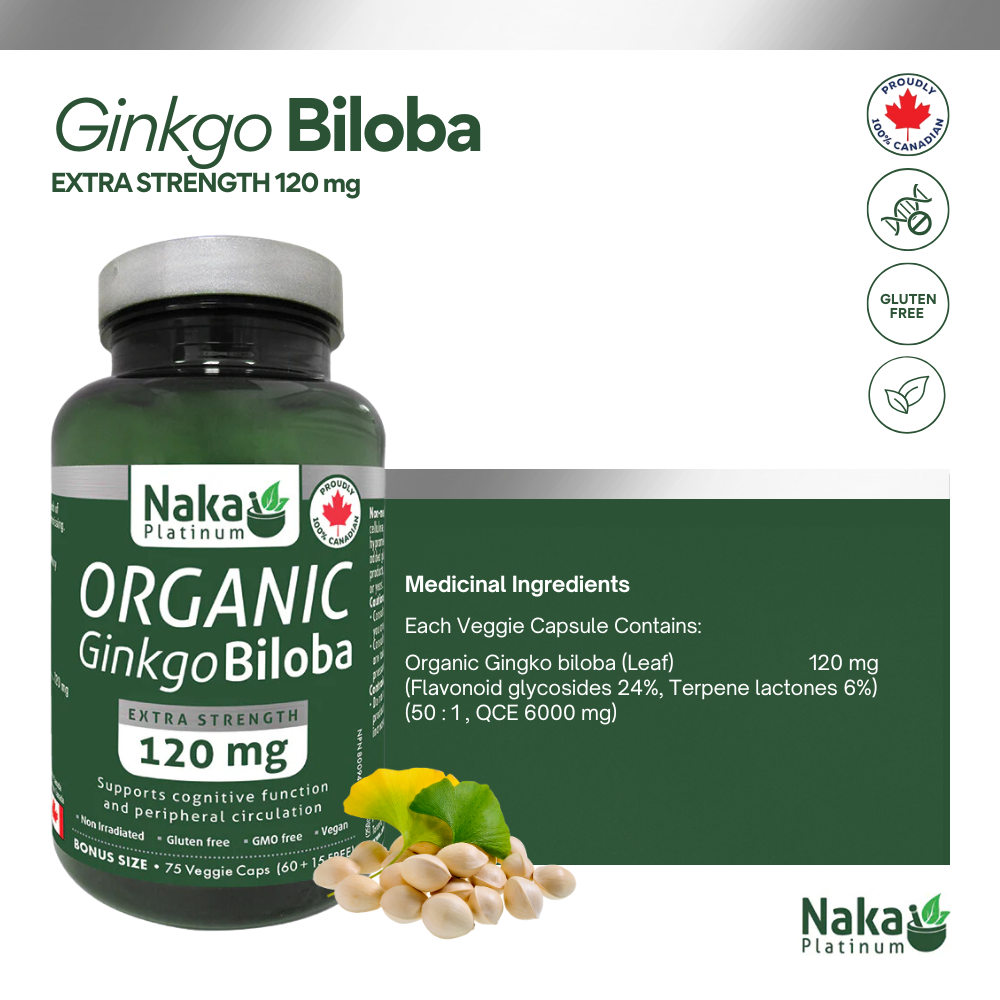 Ginkgo Biloba 400 mg 240 Capsules