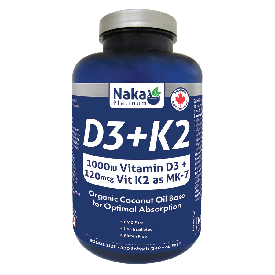 Platinum D3+K2 300 Softgels