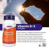 Vitamin D-3 1000 IU 360 Softgels