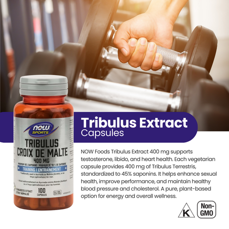 Tribulus Extract 400 mg 100 Capsules