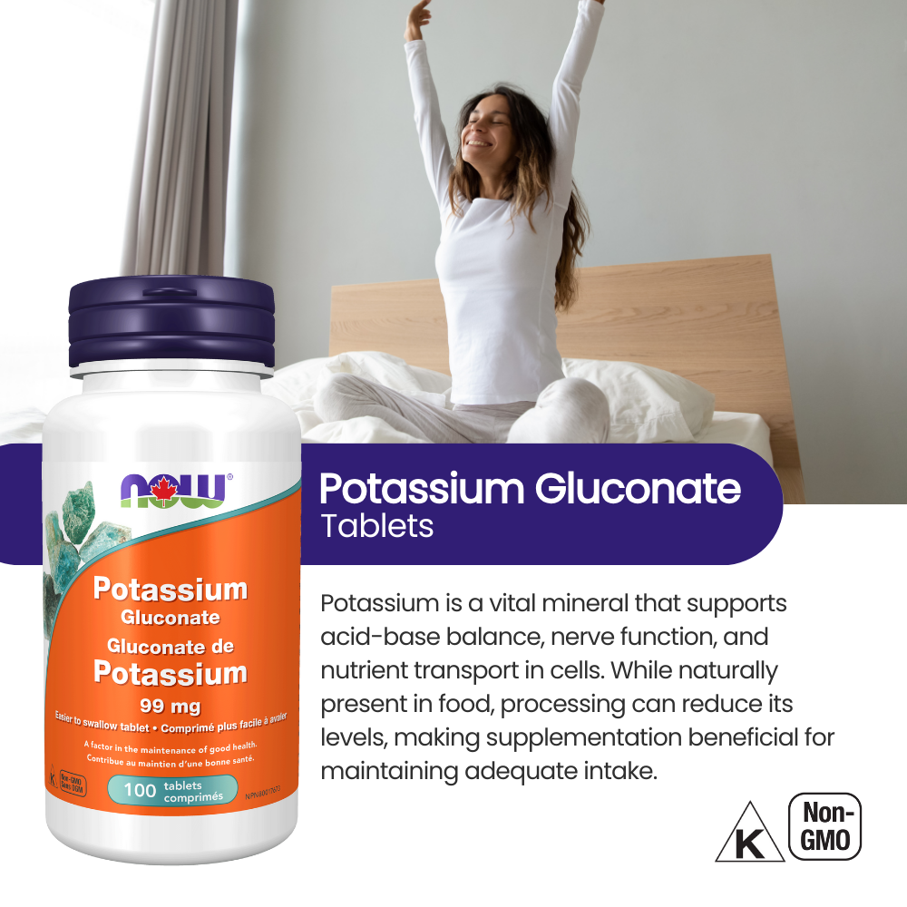 Potassium Gluconate 99 mg 100 Tabs