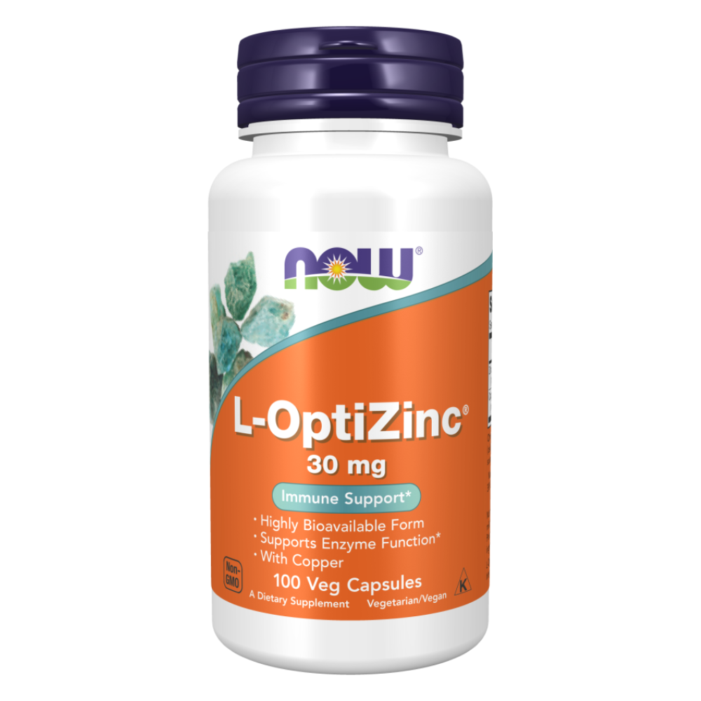 L-OptiZinc® Monomethionine 30 mg, 100 Veggie Caps