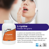 L-Lysine Powder, 454 g