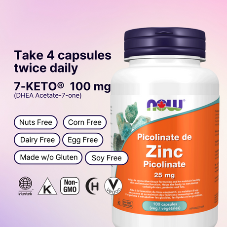 Zinc Picolinate 25 mg 100 Veggi Caps