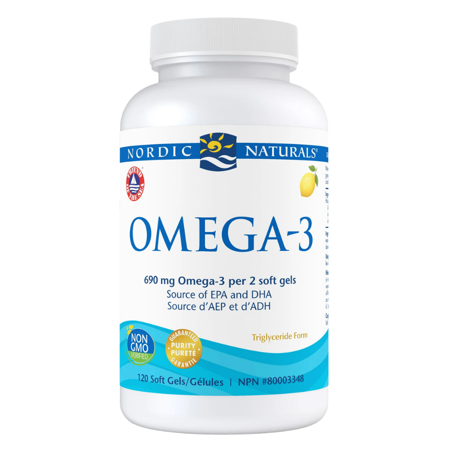 Omega 3, Lemon 120 Softgels