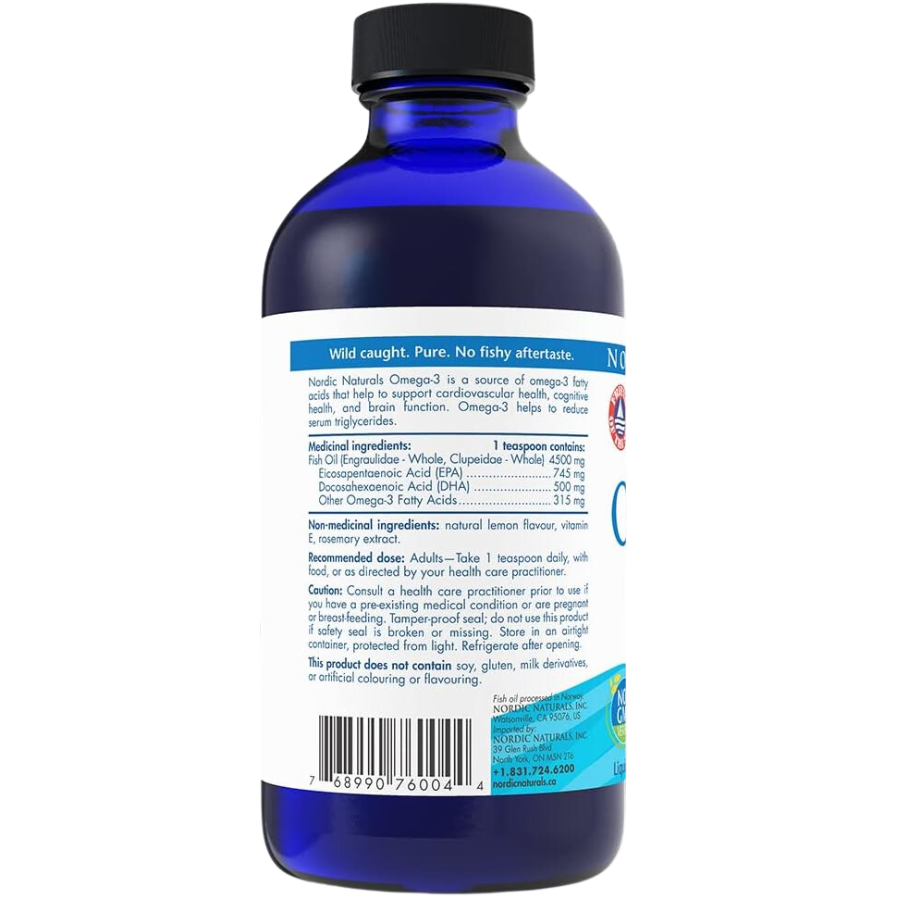 Liquid Omega 3, Lemon 237 ml