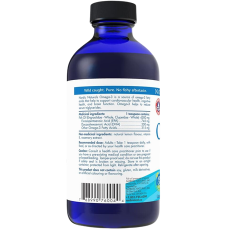 Liquid Omega 3, Lemon 237 ml