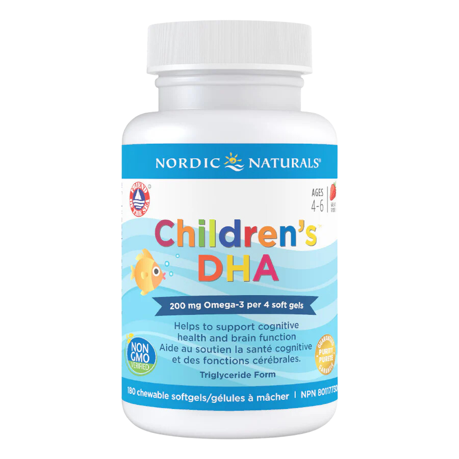 Children's DHA, Strawberry 180 Softgels